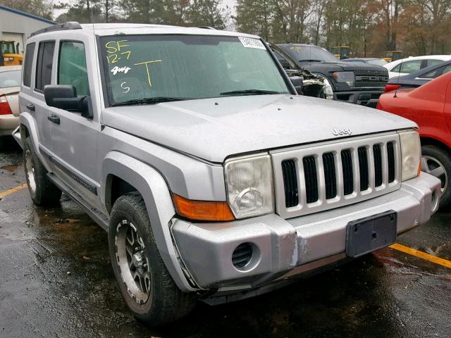 1J8HG48K36C225783 - 2006 JEEP COMMANDER SILVER photo 1