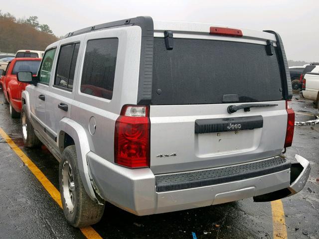 1J8HG48K36C225783 - 2006 JEEP COMMANDER SILVER photo 3