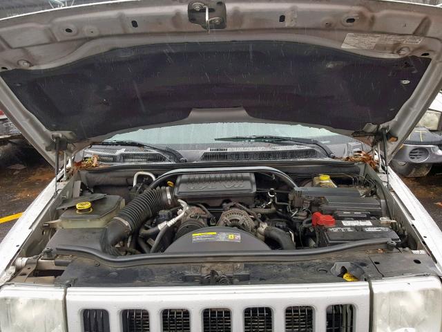 1J8HG48K36C225783 - 2006 JEEP COMMANDER SILVER photo 7