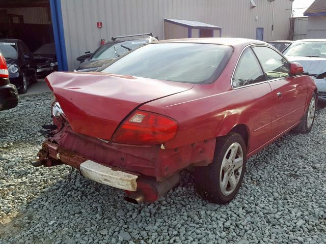 19UYA42611A013832 - 2001 ACURA 3.2CL TYPE RED photo 4