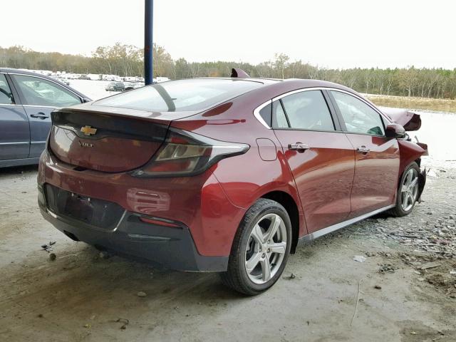 1G1RA6S57HU154881 - 2017 CHEVROLET VOLT LT RED photo 4