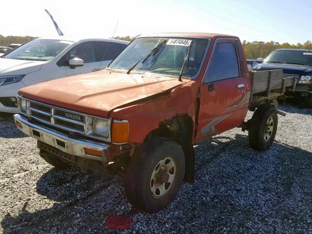 JT4RN63A7J8008745 - 1988 TOYOTA PICKUP RN6 RED photo 2