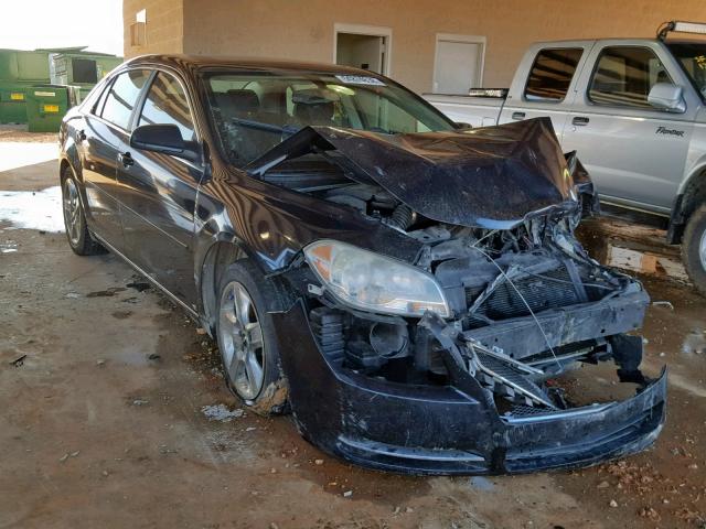 1G1ZH57B49F102778 - 2009 CHEVROLET MALIBU 1LT BLACK photo 1