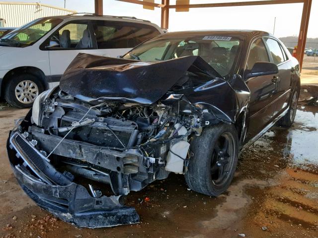1G1ZH57B49F102778 - 2009 CHEVROLET MALIBU 1LT BLACK photo 2