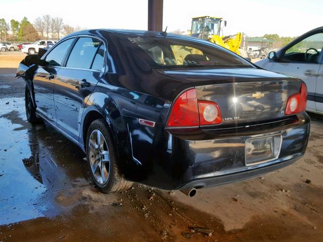 1G1ZH57B49F102778 - 2009 CHEVROLET MALIBU 1LT BLACK photo 3