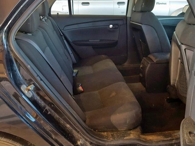 1G1ZH57B49F102778 - 2009 CHEVROLET MALIBU 1LT BLACK photo 6