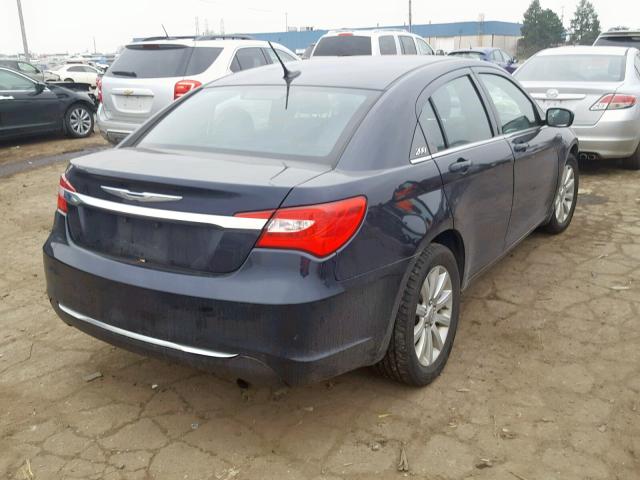 1C3CCBBB2CN278893 - 2012 CHRYSLER 200 TOURIN BLUE photo 4