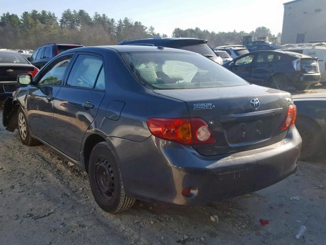 1NXBU4EE5AZ338847 - 2010 TOYOTA COROLLA BA GRAY photo 3