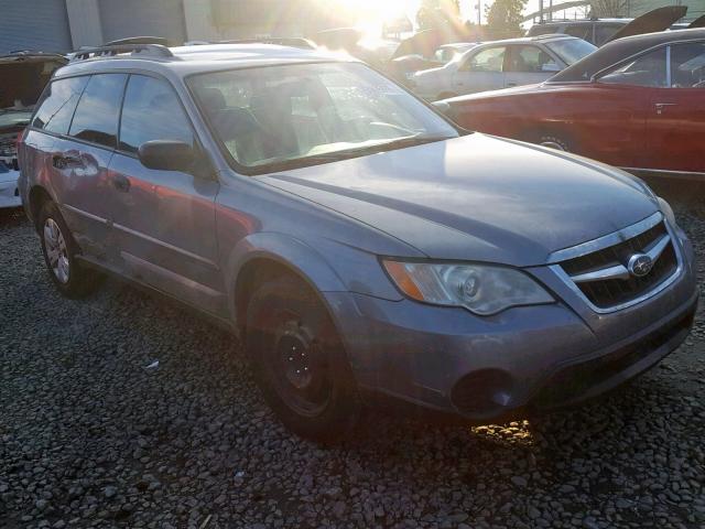 4S4BP60C787339533 - 2008 SUBARU OUTBACK GRAY photo 1