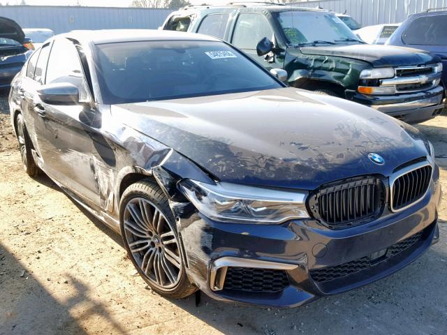 WBAJB9C55JB035632 - 2018 BMW M550XI BLUE photo 1