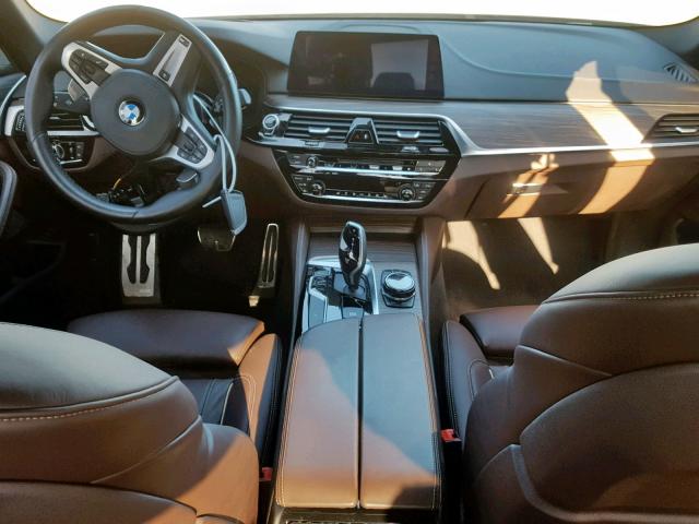 WBAJB9C55JB035632 - 2018 BMW M550XI BLUE photo 9