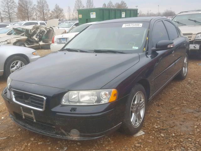 YV1RS592X82686111 - 2008 VOLVO S60 2.5T BLACK photo 2