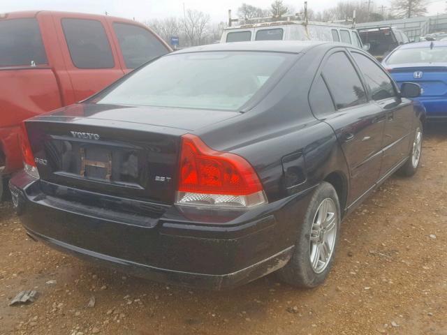 YV1RS592X82686111 - 2008 VOLVO S60 2.5T BLACK photo 4