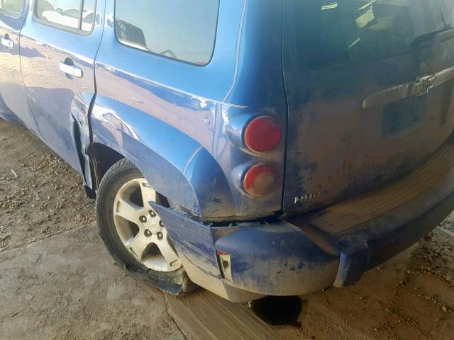 3GNDA23P86S619280 - 2006 CHEVROLET HHR LT BLUE photo 9