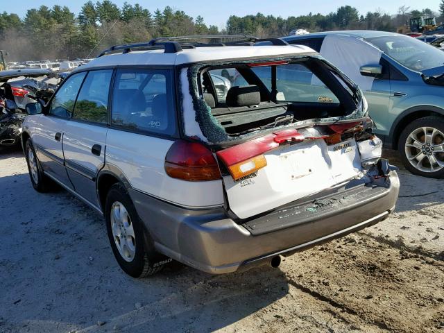 4S3BG6854X7651916 - 1999 SUBARU LEGACY OUT WHITE photo 3