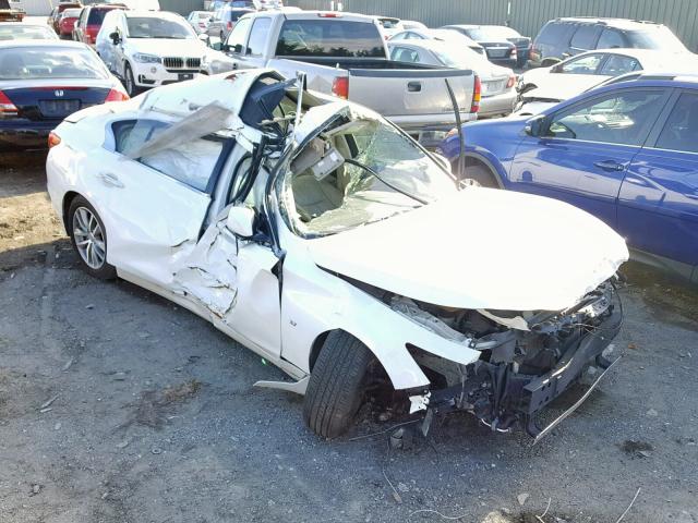 JN1BV7AR7FM397307 - 2015 INFINITI Q50 BASE WHITE photo 9