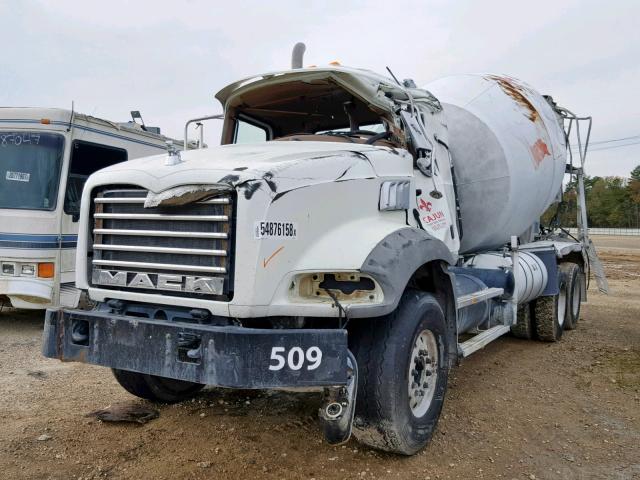 1M2AX13C7FM028497 - 2015 MACK 800 GU800 WHITE photo 2