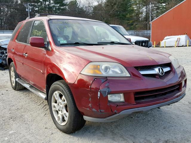 2HNYD18926H524510 - 2006 ACURA MDX TOURIN RED photo 1