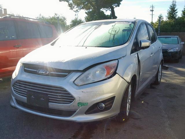 1FADP5CUXEL517598 - 2014 FORD C-MAX PREM SILVER photo 2