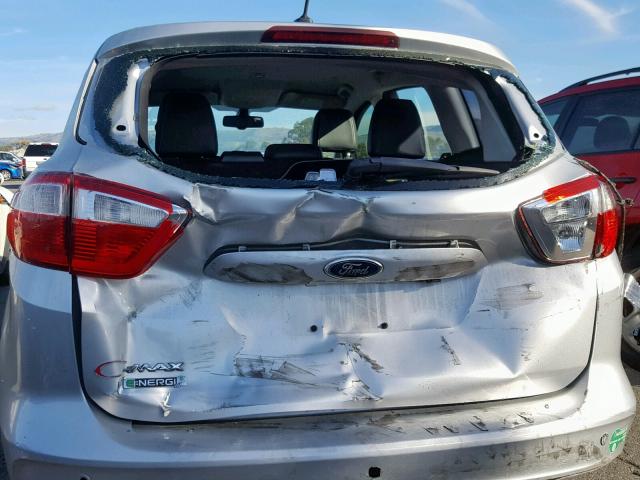 1FADP5CUXEL517598 - 2014 FORD C-MAX PREM SILVER photo 9