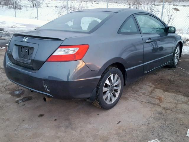 2HGFG1B03AH002512 - 2010 HONDA CIVIC EXL GRAY photo 4