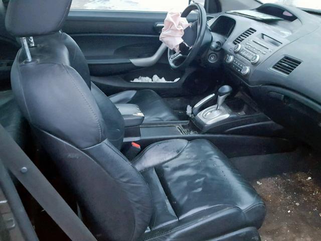 2HGFG1B03AH002512 - 2010 HONDA CIVIC EXL GRAY photo 5