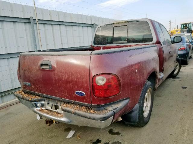 1FTZX07W6WKA46751 - 1998 FORD F150 RED photo 4