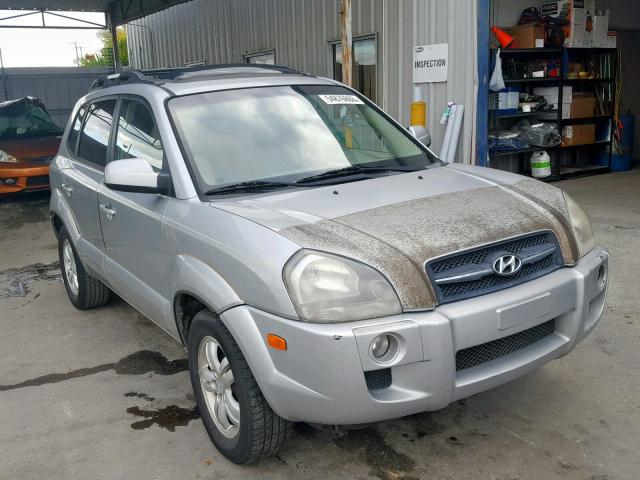 KM8JN12D07U509242 - 2007 HYUNDAI TUCSON SE SILVER photo 1