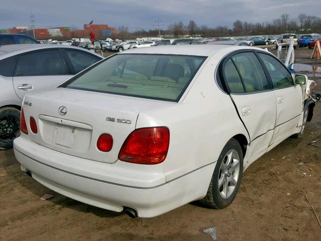 JT8BD69S840194799 - 2004 LEXUS GS 300 WHITE photo 4