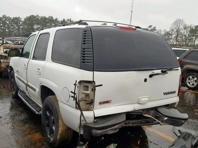 1GKEC13V32J340514 - 2002 GMC YUKON WHITE photo 3