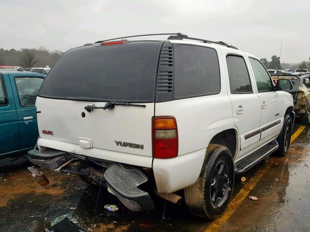 1GKEC13V32J340514 - 2002 GMC YUKON WHITE photo 4