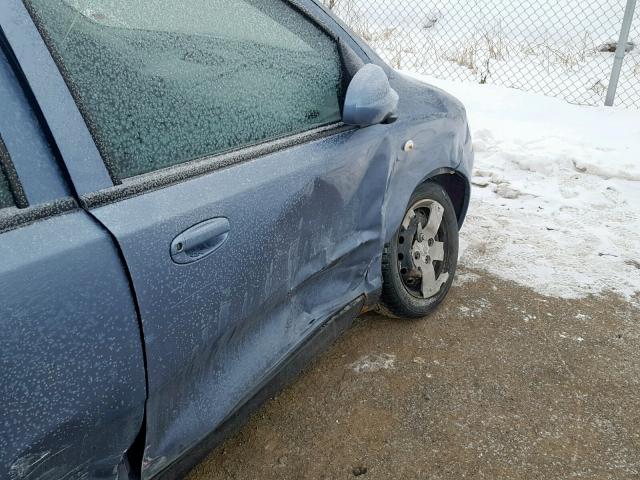 KL1TG59686B631015 - 2006 CHEVROLET AVEO LT BLUE photo 9