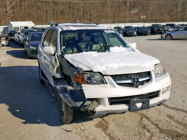 2HNYD18855H543140 - 2005 ACURA MDX TOURIN WHITE photo 1