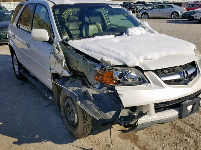 2HNYD18855H543140 - 2005 ACURA MDX TOURIN WHITE photo 9