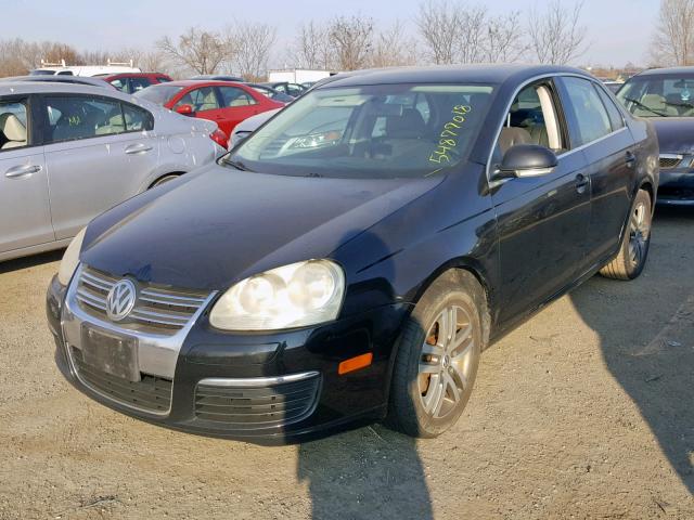 3VWSF71K46M624211 - 2006 VOLKSWAGEN JETTA 2.5 BLACK photo 2