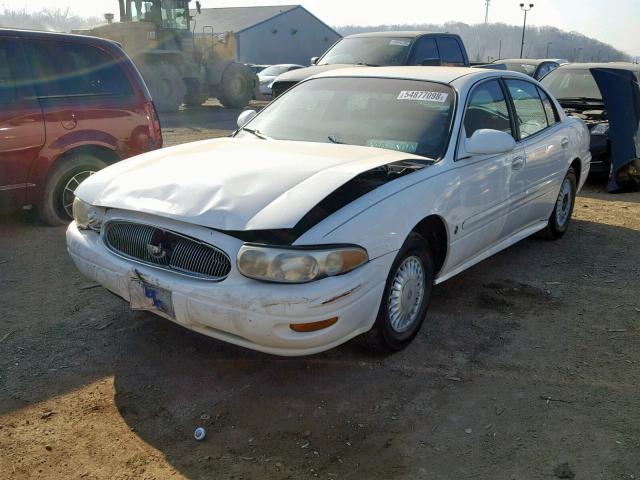 1G4HP54K41U193511 - 2001 BUICK LESABRE CU WHITE photo 2