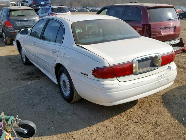 1G4HP54K41U193511 - 2001 BUICK LESABRE CU WHITE photo 3