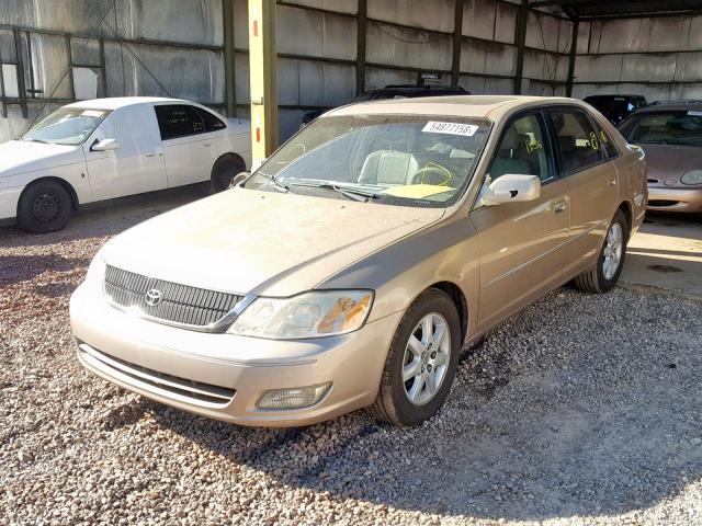 4T1BF28B51U139667 - 2001 TOYOTA AVALON XL BEIGE photo 2