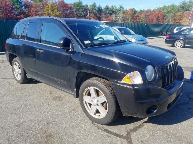 1J8FF47W97D429630 - 2007 JEEP COMPASS BLACK photo 1