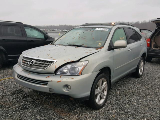 JTJGW31U682006432 - 2008 LEXUS RX 400H GRAY photo 2