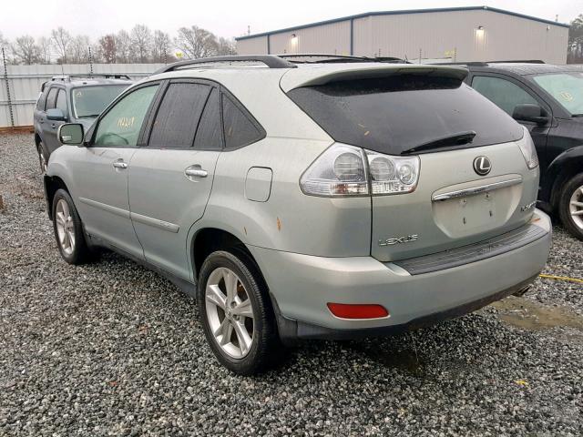 JTJGW31U682006432 - 2008 LEXUS RX 400H GRAY photo 3