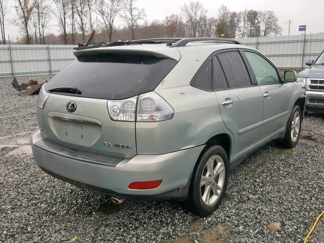 JTJGW31U682006432 - 2008 LEXUS RX 400H GRAY photo 4