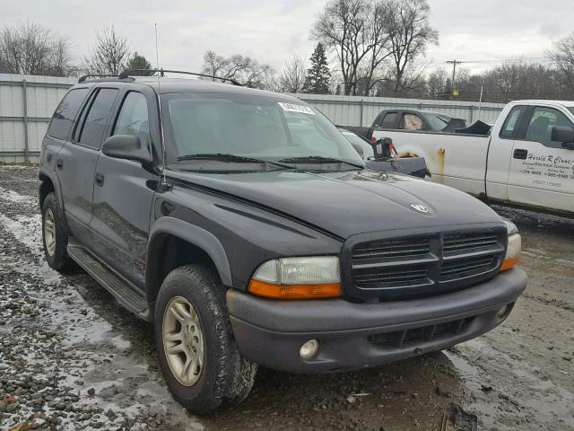 1D4HS38N33F521801 - 2003 DODGE DURANGO SP BLACK photo 1