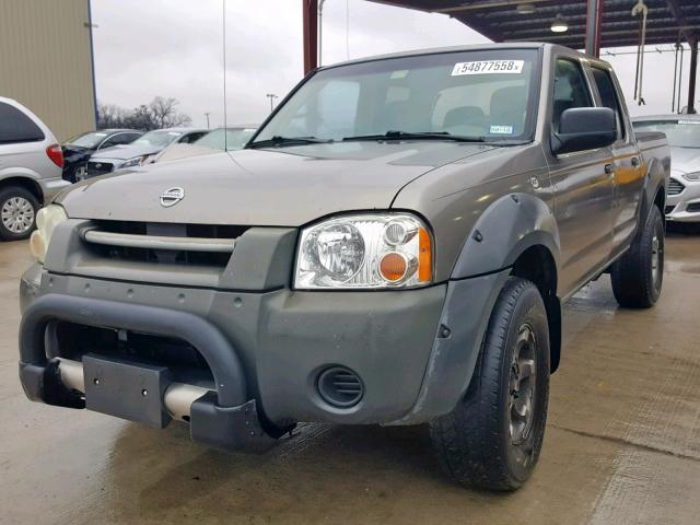 1N6ED27T73C467163 - 2003 NISSAN FRONTIER C GRAY photo 2