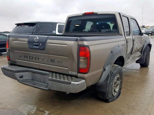 1N6ED27T73C467163 - 2003 NISSAN FRONTIER C GRAY photo 4