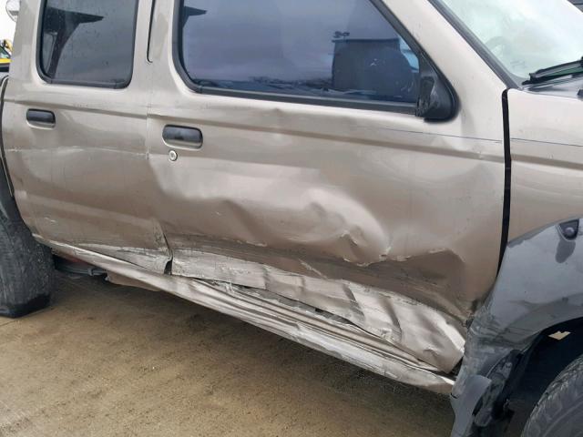 1N6ED27T73C467163 - 2003 NISSAN FRONTIER C GRAY photo 9