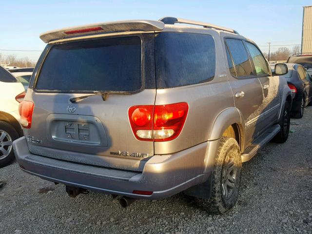 5TDBT48A15S248492 - 2005 TOYOTA SEQUOIA LI SILVER photo 4