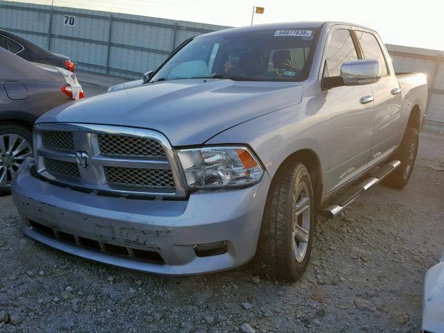 1C6RD7PT9CS328697 - 2012 DODGE RAM 1500 L SILVER photo 2