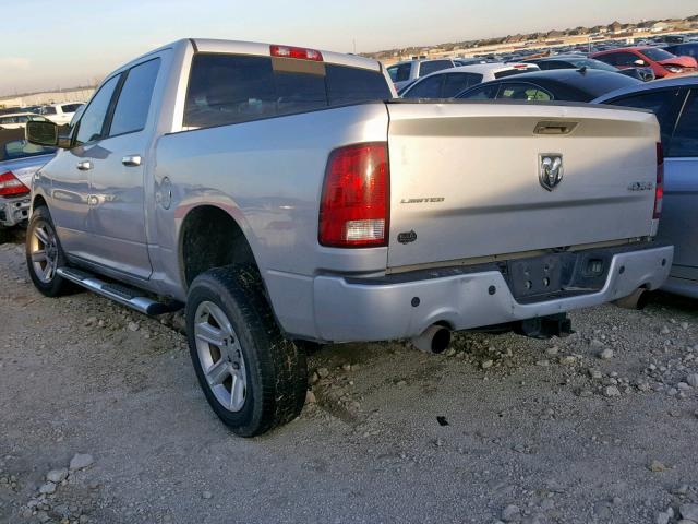 1C6RD7PT9CS328697 - 2012 DODGE RAM 1500 L SILVER photo 3