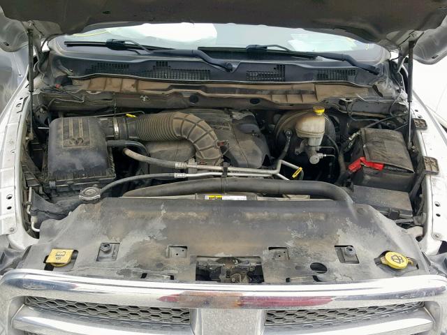 1C6RD7PT9CS328697 - 2012 DODGE RAM 1500 L SILVER photo 7